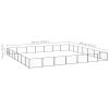 Dog Kennel Black 527.4 ftÂ¬â‰¤ Steel