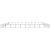 Dog Kennel Black 968.8 ftÂ² Steel