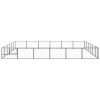 Dog Kennel Black 387.5 ft. Steel