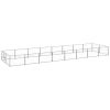Dog Kennel Silver 172.2 ft. Steel