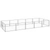 Dog Kennel Silver 107.6 ft. Steel