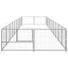 Dog Kennel Silver 215.3 ft. Steel